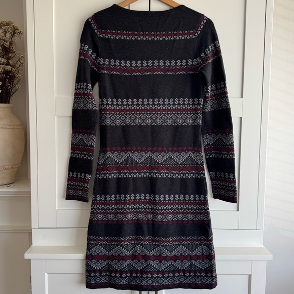 Krimson Klover Wool Fair Isle Sweater Dress - Picture 2 of 5